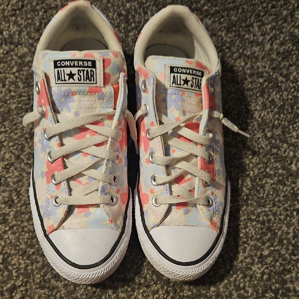 Converse Kids' Floral Multicolor Sneakers